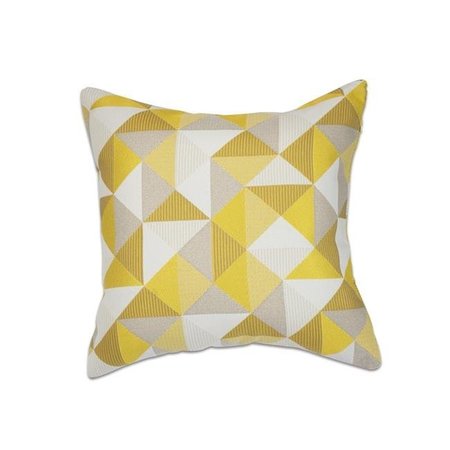 ASTELLA Astella TP18-FA13 18 x 18 in. Pacifica Ruskin Yellow Accent Throw Pillow; Yellow TP18-FA13
